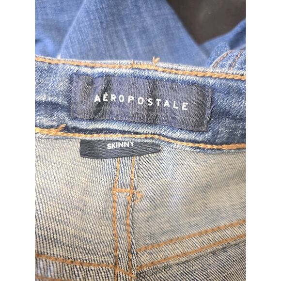 Aeropostale Mens Skinny Jeans Sz 30x30 Slim Thigh Narrow Leg Denim Stretch 6580 - Picture 9 of 11